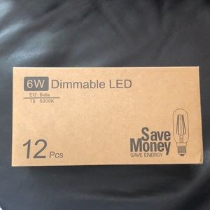 NWT dimmable 6watt LED bulbs